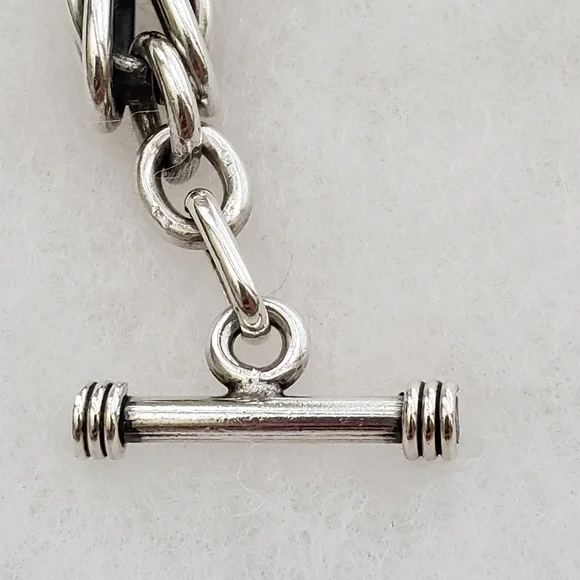 FLASH SALE! Silpada Rare Sterling Silver Byzantine Toggle Vintage Bracelet B0204 - Picture 9 of 15